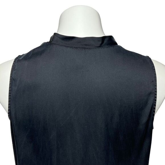 Talbots black silk sleeveless top size 12 - Picture 7 of 13